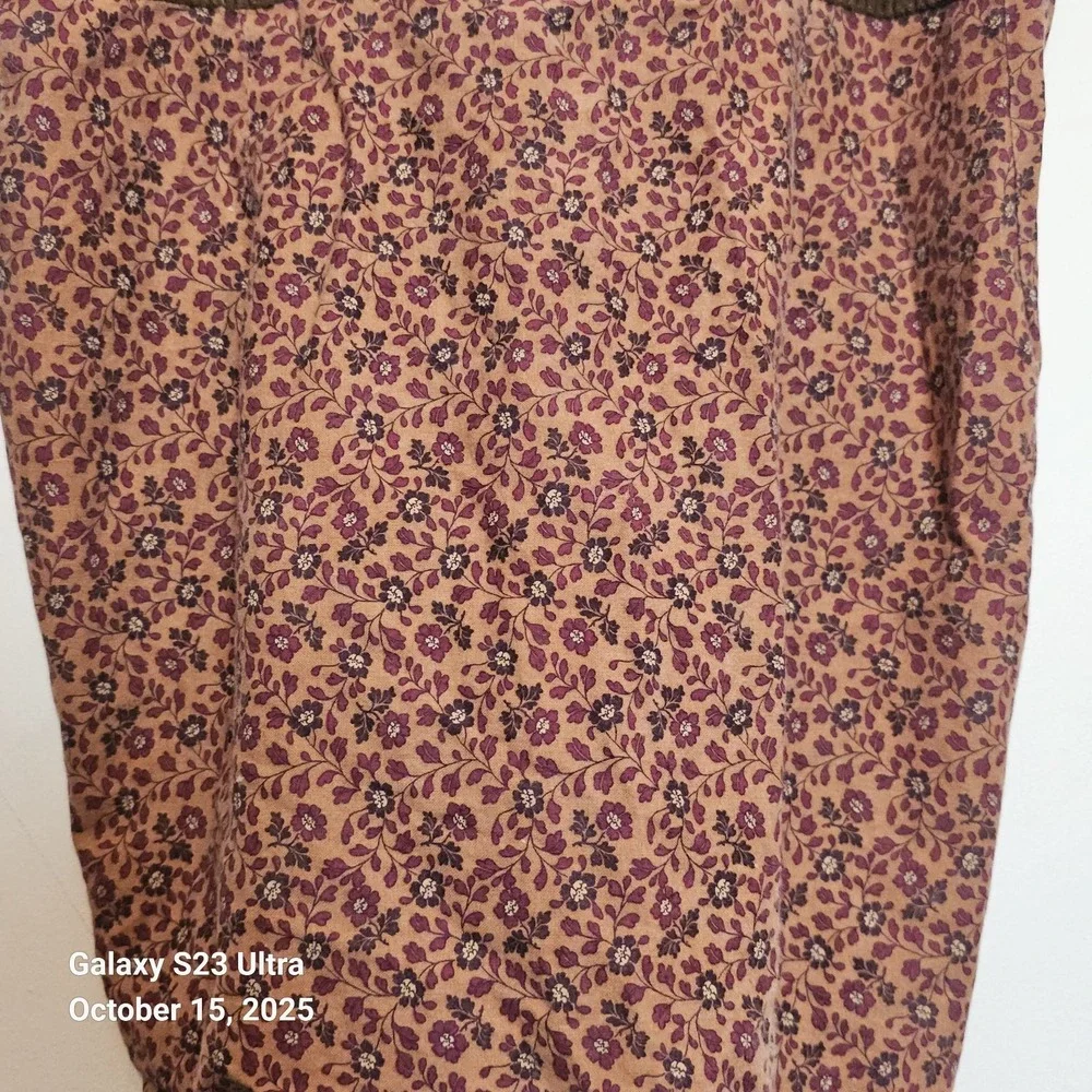 Handmade‎ One Of A Kind Corderoy Cami Top Women's Large Backless Festival Boho
